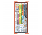 WhiteCoat Clipboard® Trifold - Coral Food Industry Edition